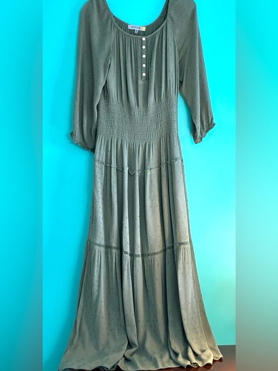figueroa & flower Dresses & Skirts - Olive Maxi Boho Dress